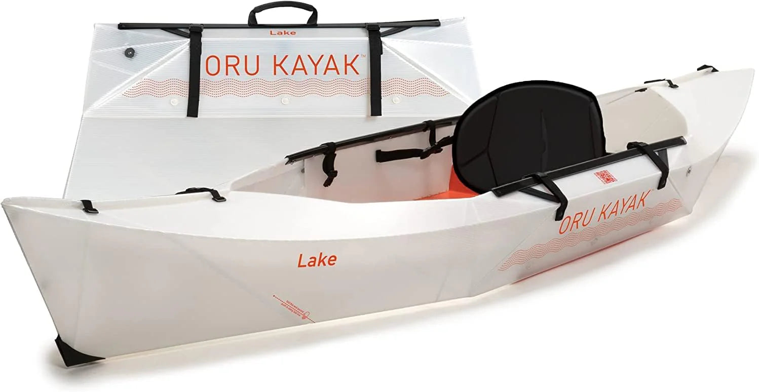 Oru Kayak opvouwbare kajak - Stabiel, duurzaam, lichtgewicht - Voor volwassenen en jeugd - Meer-, rivier-, en zeekajaks(Lake)