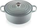 Le Creuset Signature ronde braadpan van geëmailleerd gietijzer, met deksel, 28 cm, 6,7 liter, zeezout(Zeezout/7.25 Qt/Oven)