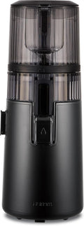 Hurom H70FT Nieuwe Slowjuicer | Elektrische koudepers | Sapcentrifuge voor groenten  fruit | 1,8L capaciteit | Automatische sapfunctie | BPA-vrij | 15 jaar garantie | (matzwart)(titanium grijs)