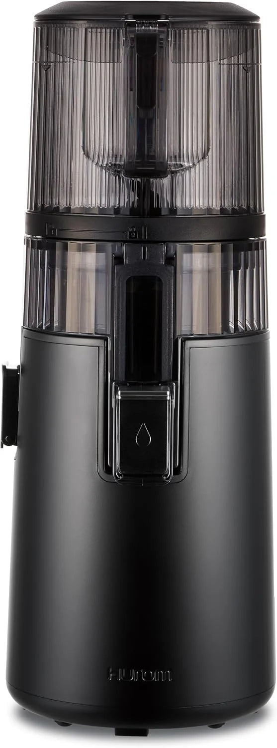 Hurom H70FT Nieuwe Slowjuicer | Elektrische koudepers | Sapcentrifuge voor groenten  fruit | 1,8L capaciteit | Automatische sapfunctie | BPA-vrij | 15 jaar garantie | (matzwart)(titanium grijs)