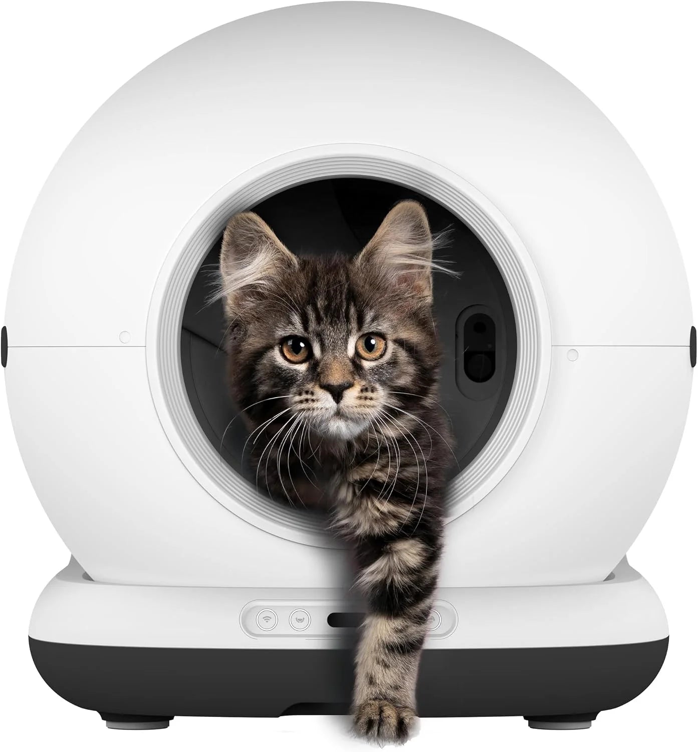 Zedar K1200 - Automatische Kattenbak - Zelfreinigende Kattenbak - Inclusief App - Met kattenbakmat en 3 rollen opvangzakjes - 82L XXL