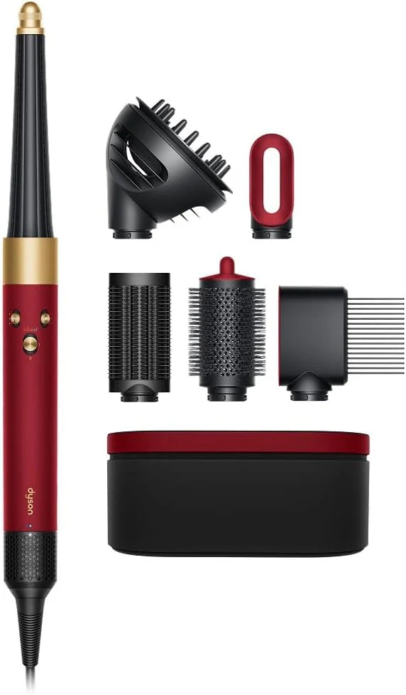 Dyson Airwrap i.d. multistyler en föhn – Curly+Coily(Curly+Coily (Red velvet/Gold))