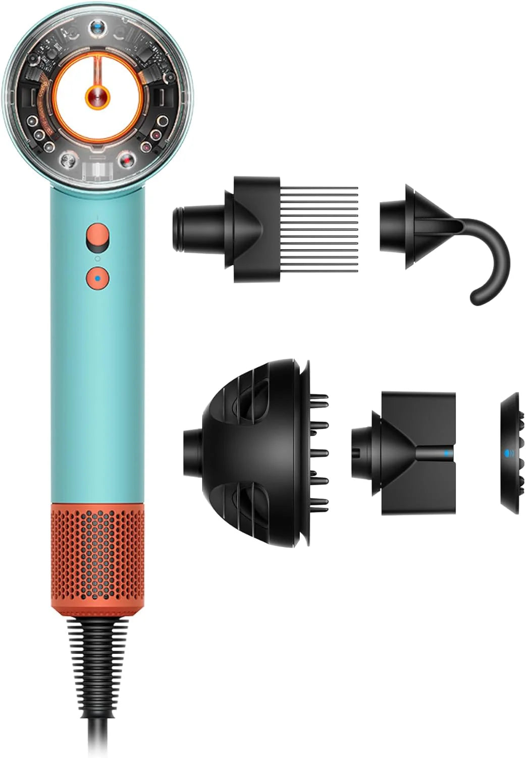 Dyson Supersonic Nural™ haardroger - Curly+Coily(Ceramic Patina/Topaz)