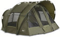 Lucx Leopard Bivvy vistent voor personen, karpertent voor 2 tot 3 mannen, visserstent Carp Dome Fishing Tent 10.000 mm, olijfgroen, 1-3 tent(Modern)