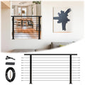 2ft-4ft Modular 36in Cable Railing System for Deck with Handrail