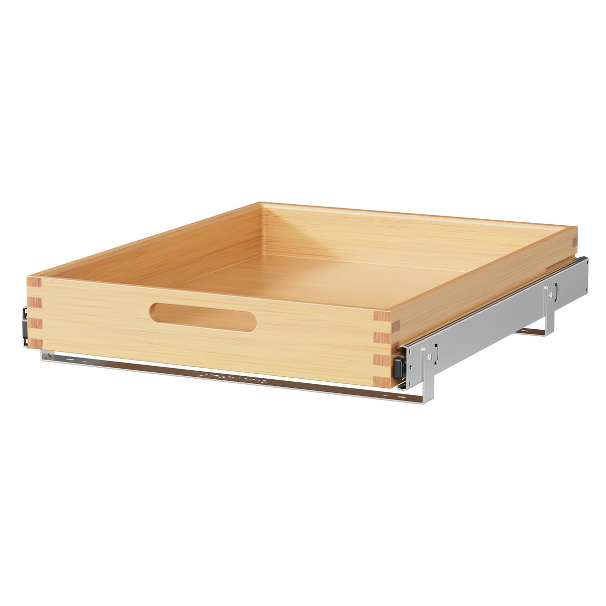 2 Tier Pull Out Drawers for Cabinets 18"W x 21"D, Farmeless&Farme