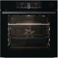 Gorenje 738009 OptiBake Advanced BSA 6747 A04BG inbouwoven / 77L / hetelucht/AutoBake/Touch bediening/braadthermometer/gentleClose  Open/SteamAssist/StepBake/PizzaMode 300 ° C/zwart(Zwart/Met wifi-verbinding/pyrolyse)