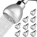 10 Pack High Pressure Shower Head - Powerful Bathroom Pressure Boosting Showerhead - Perfect Universal Replacement for Rain Shower Heads(Chrome)