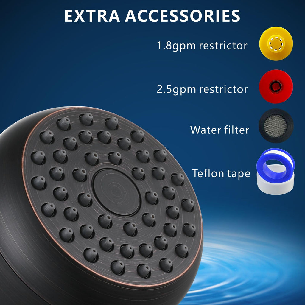 10 Pack High Pressure Shower Head - Powerful Bathroom Pressure Boosting Showerhead - Perfect Universal Replacement for Rain Shower Heads(Chrome)