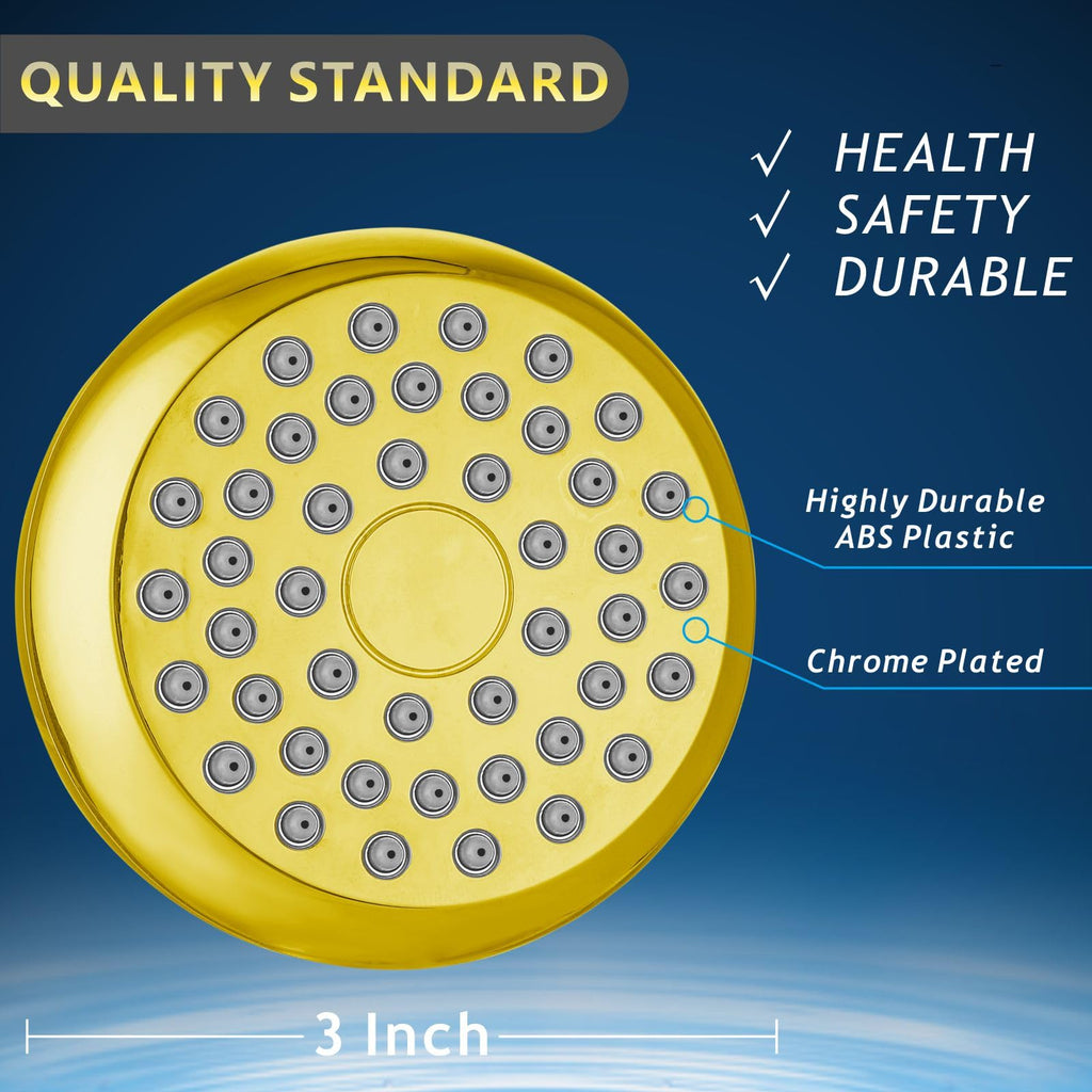 10 Pack High Pressure Shower Head - Powerful Bathroom Pressure Boosting Showerhead - Perfect Universal Replacement for Rain Shower Heads(Chrome)
