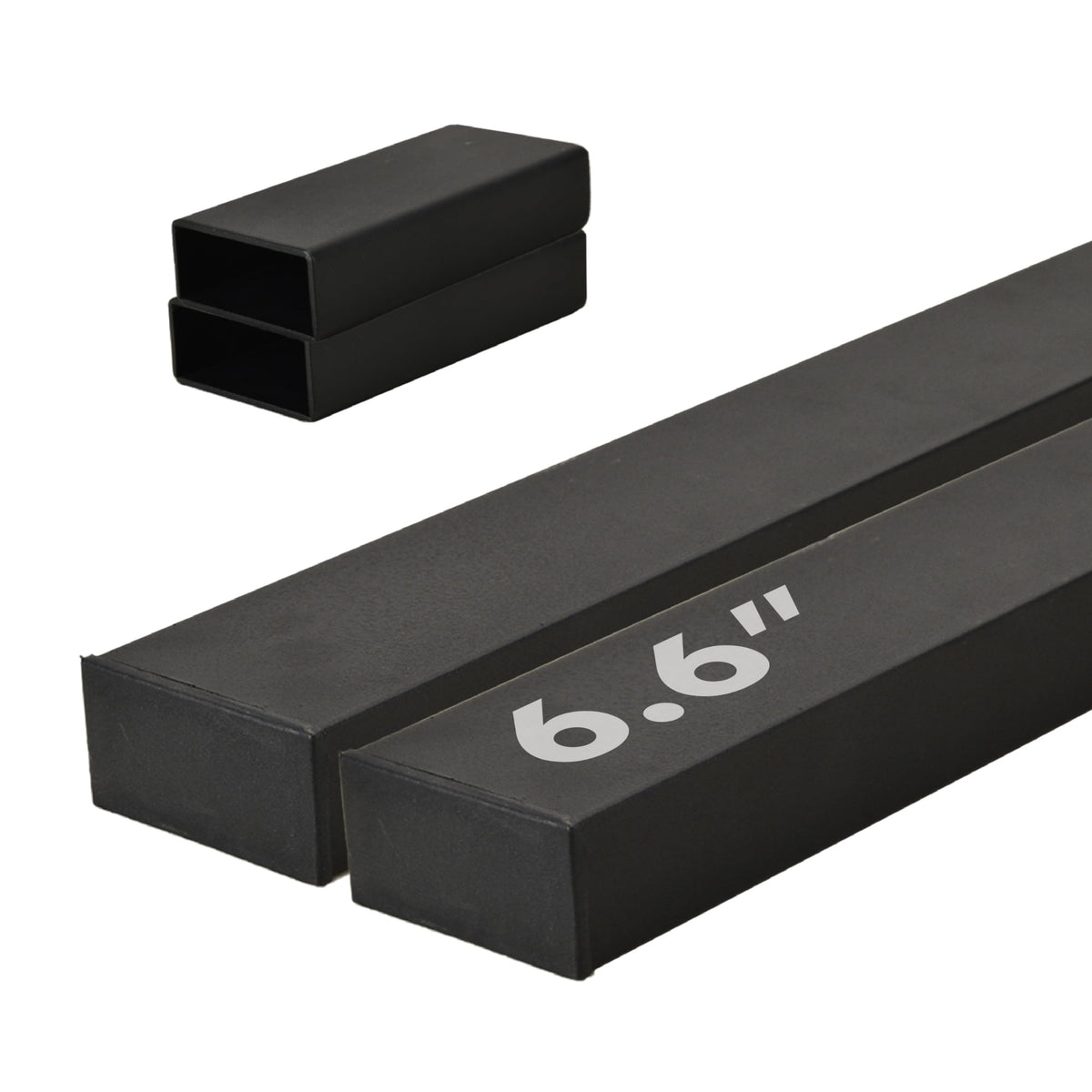 4 Pack 6.6ft 304 SS Adjustable Handrail for Cable Railing (Black)