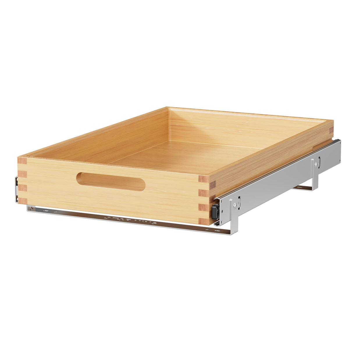 2 Tier Pull Out Drawers for Cabinets 18"W x 21"D, Farmeless&Farme