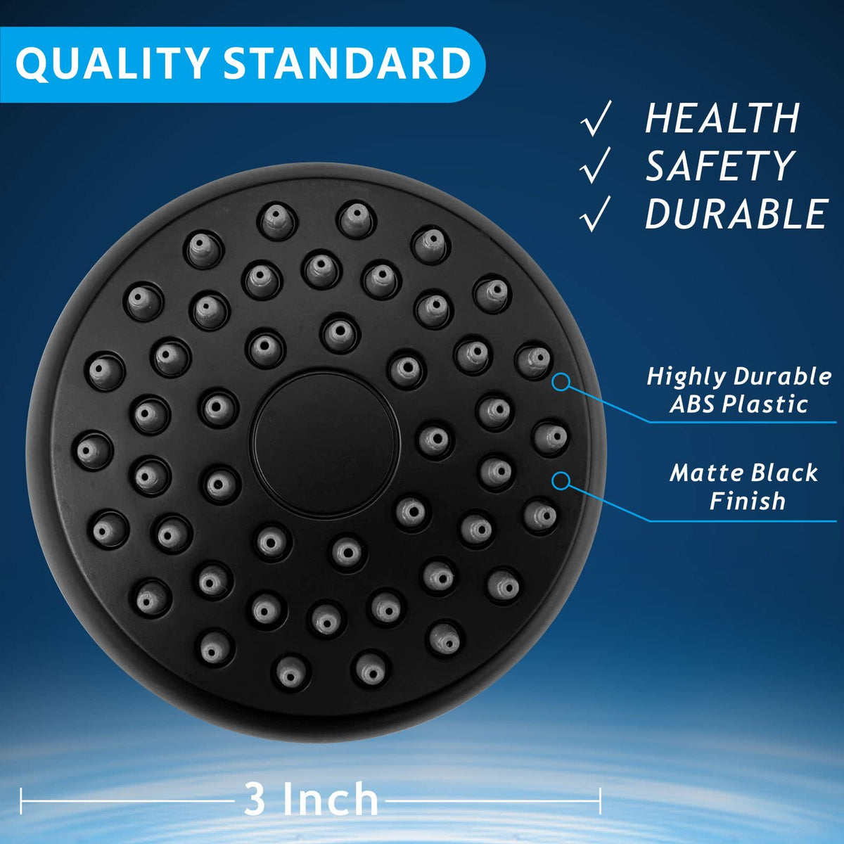 10 Pack High Pressure Shower Head - Powerful Bathroom Pressure Boosting Showerhead - Perfect Universal Replacement for Rain Shower Heads(Chrome)