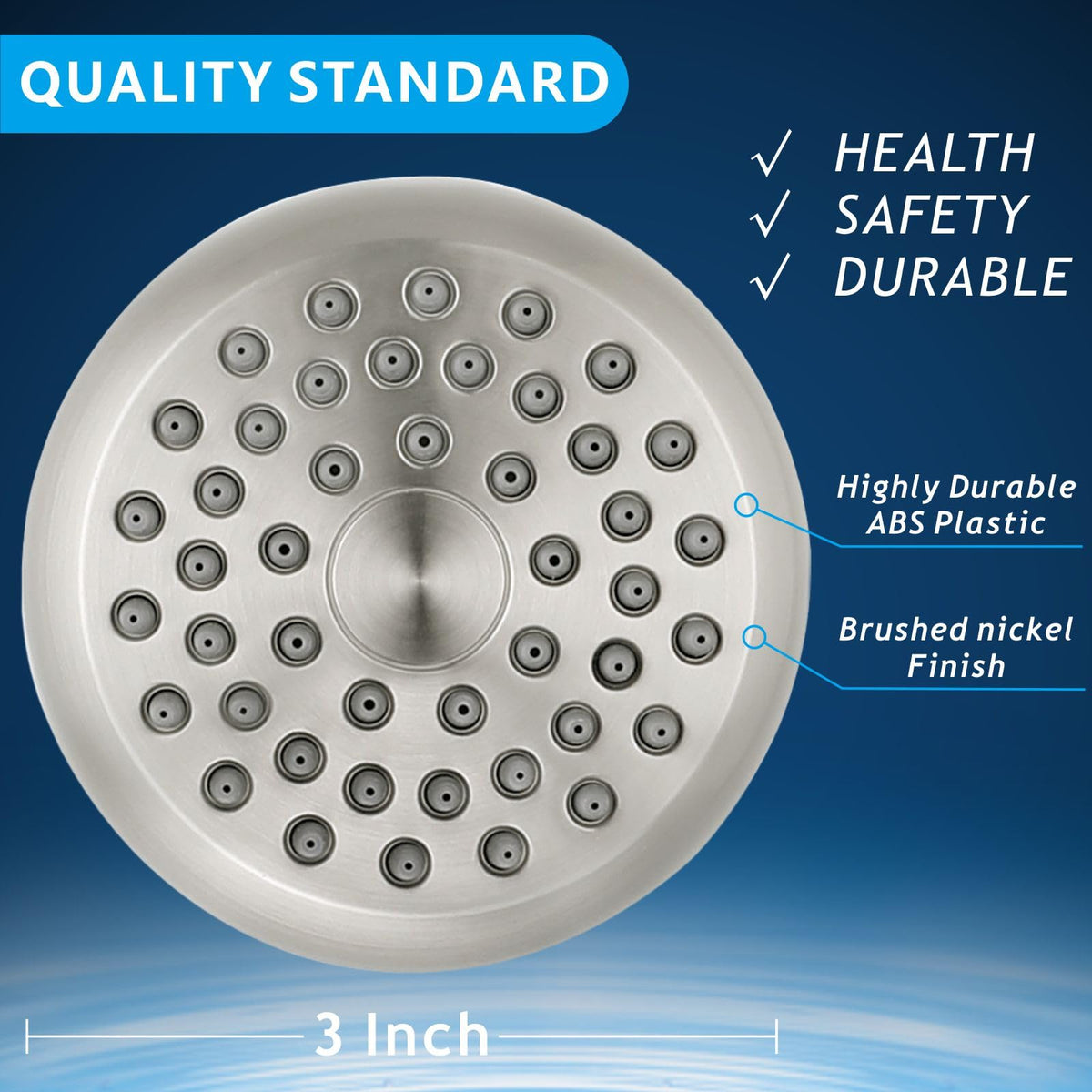10 Pack High Pressure Shower Head - Powerful Bathroom Pressure Boosting Showerhead - Perfect Universal Replacement for Rain Shower Heads(Chrome)