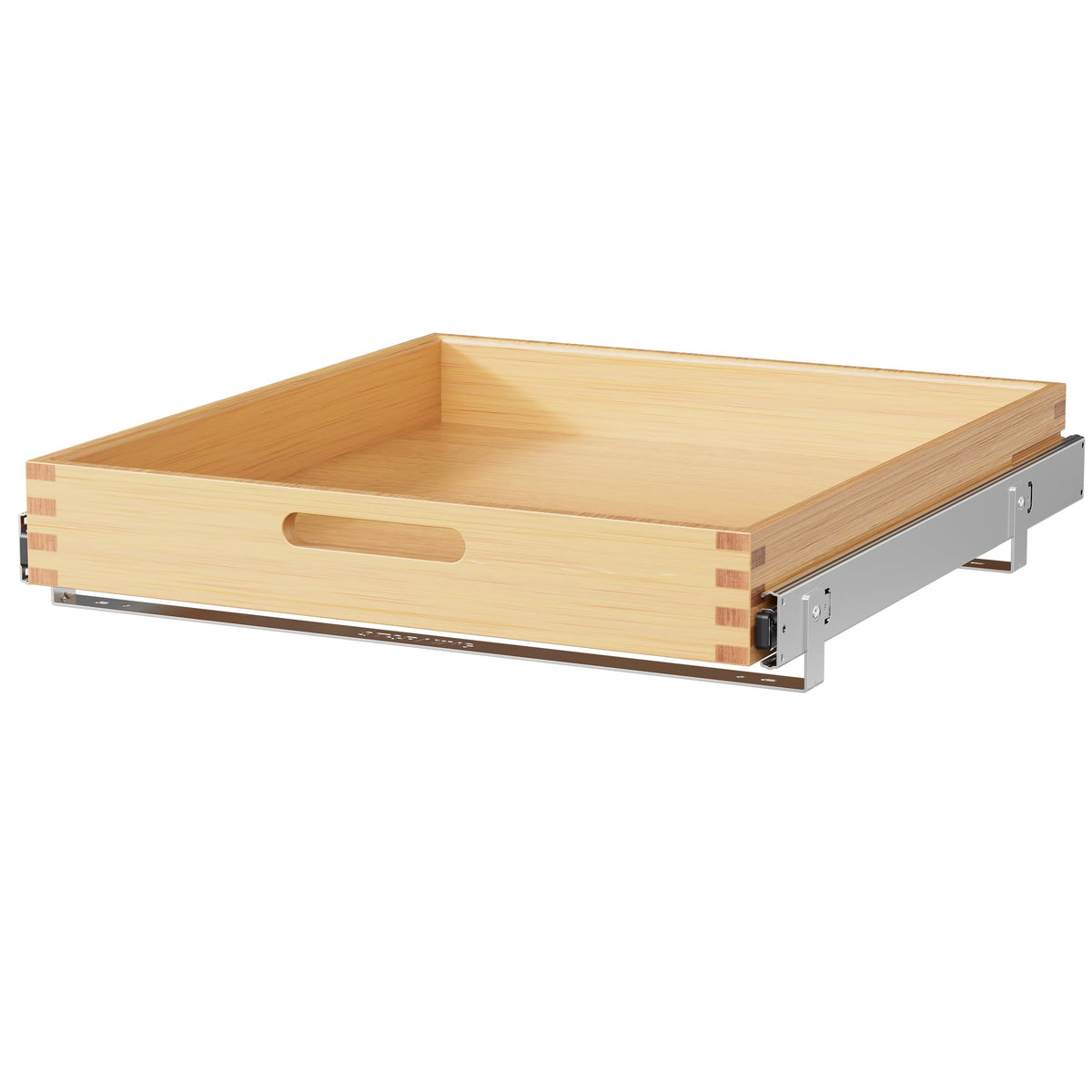 2 Tier Pull Out Drawers for Cabinets 18"W x 21"D, Farmeless&Farme