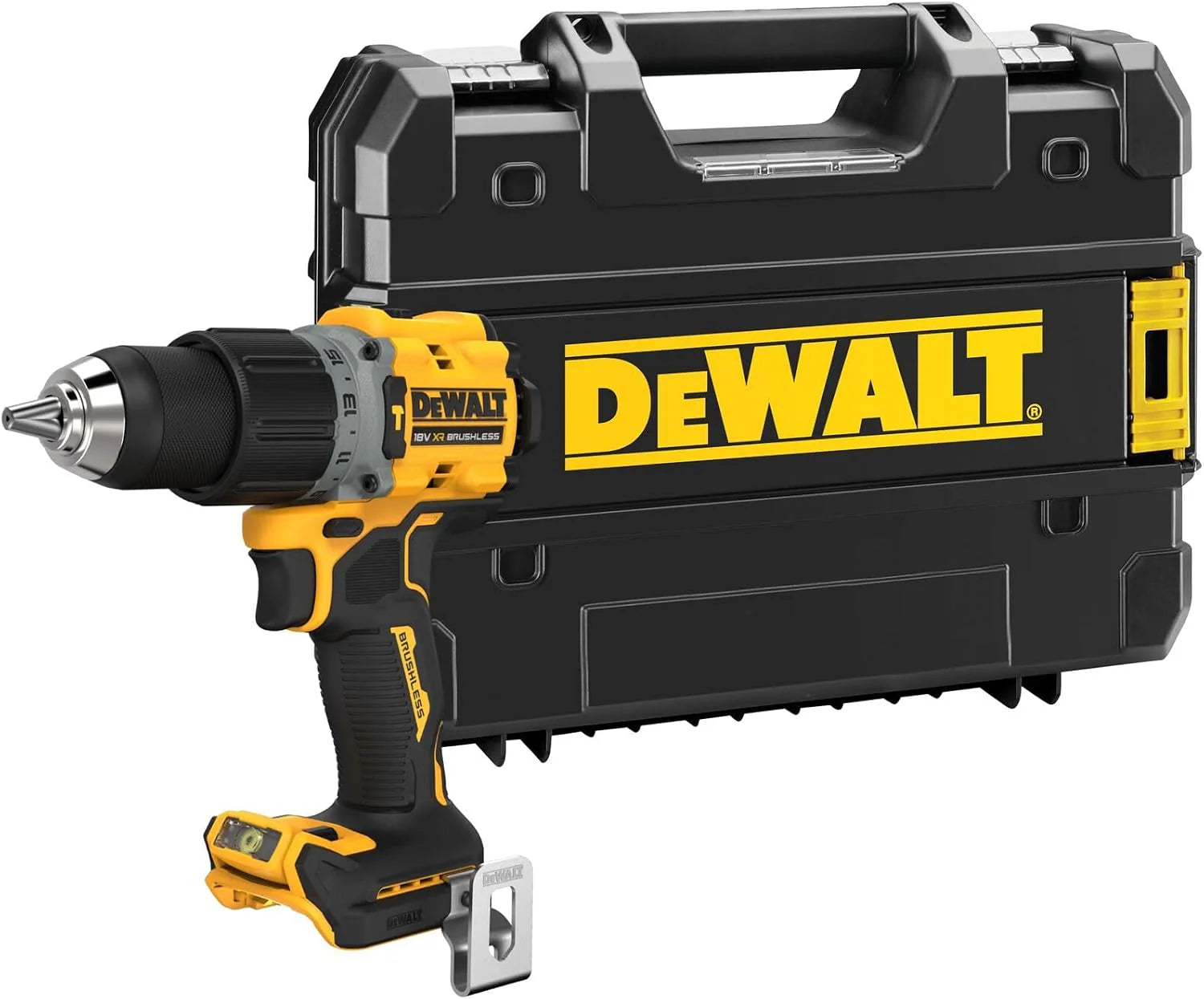 DeWalt Slagboormachine, borstelloos, XR 18 V, 13 mm, 90 Nm, met 2 Li-ion-accu's 5 Ah en TSTAK-koffer(Zonder accu en oplader)