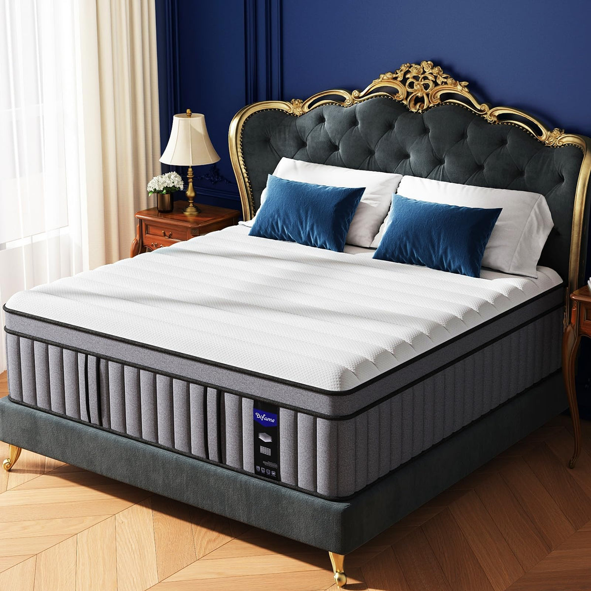 (Luxury Hotel) 12 Inch Hybrid Twin XL Size Mattress in a Box, Firm Feel