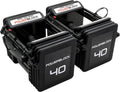 POWERBLOCK Pro 100 EXP Stage 1 - Verstelbare halterset - 1 tot 18 kg per halter - Robuuste stalen constructie, uitbreidbaar met uitbreidingskits - Geschikt voor intensief gebruik