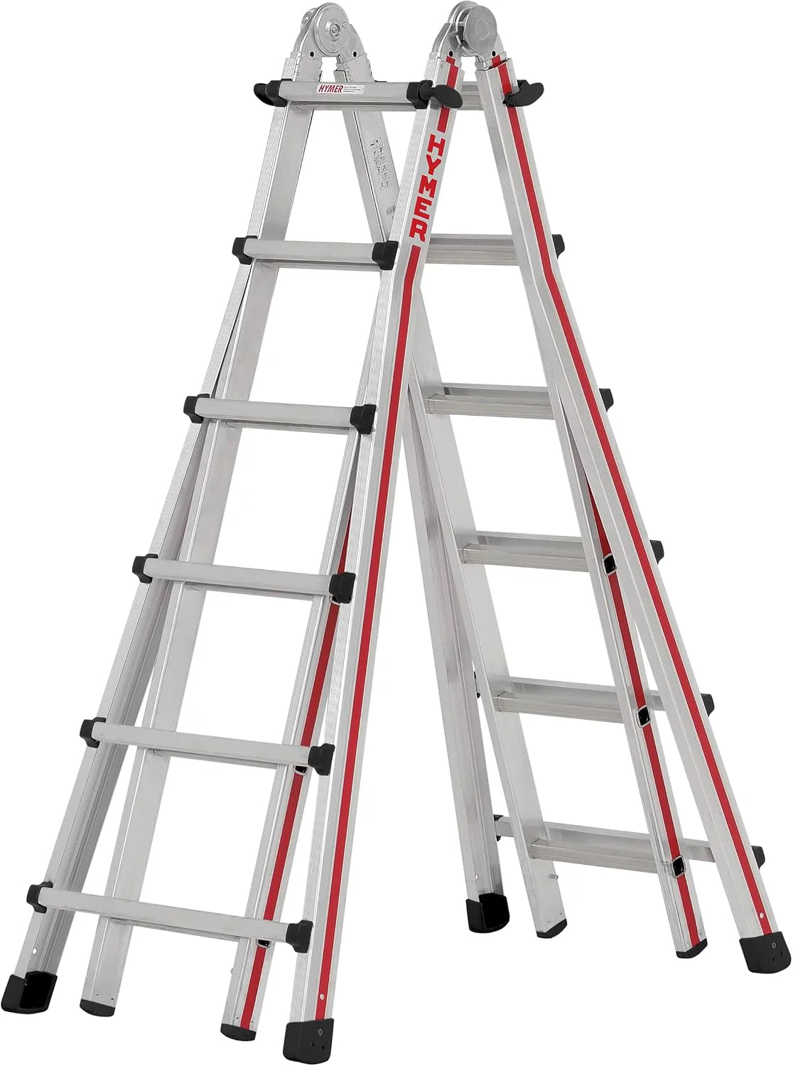 HYMER 404224 Telescoopladder SC40, 4x6 sporten