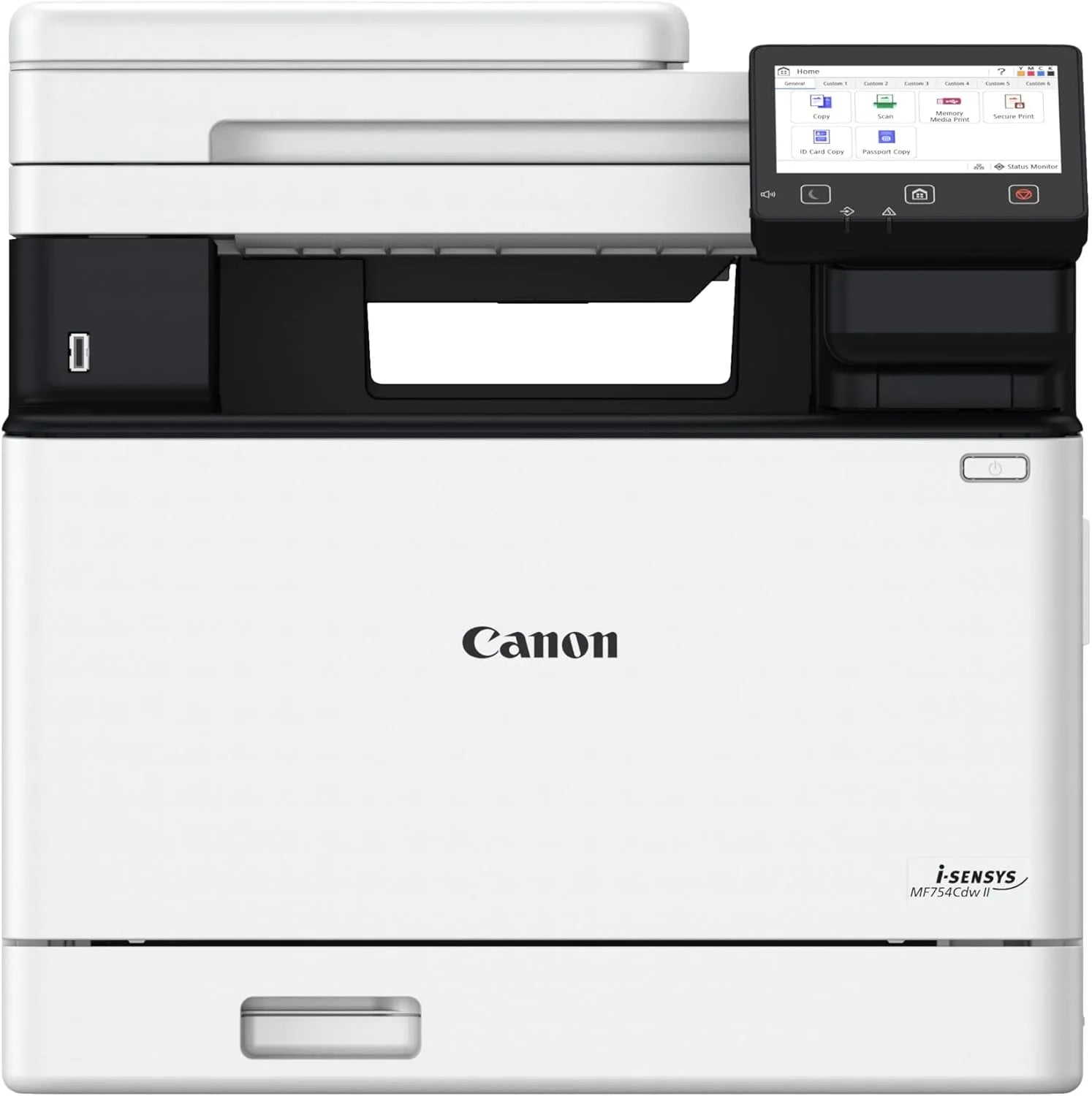 Canon i-SENSYS MF754Cdw II All-in-One kleurenlaserprinter – Scannen, Kopiëren, Printen en Faxen – Verbind Draadloos via Wi-Fi, PC- en Netwerk – 33 ppm - Auto Dubbelzijdig – voor Mac, Windows en Linux