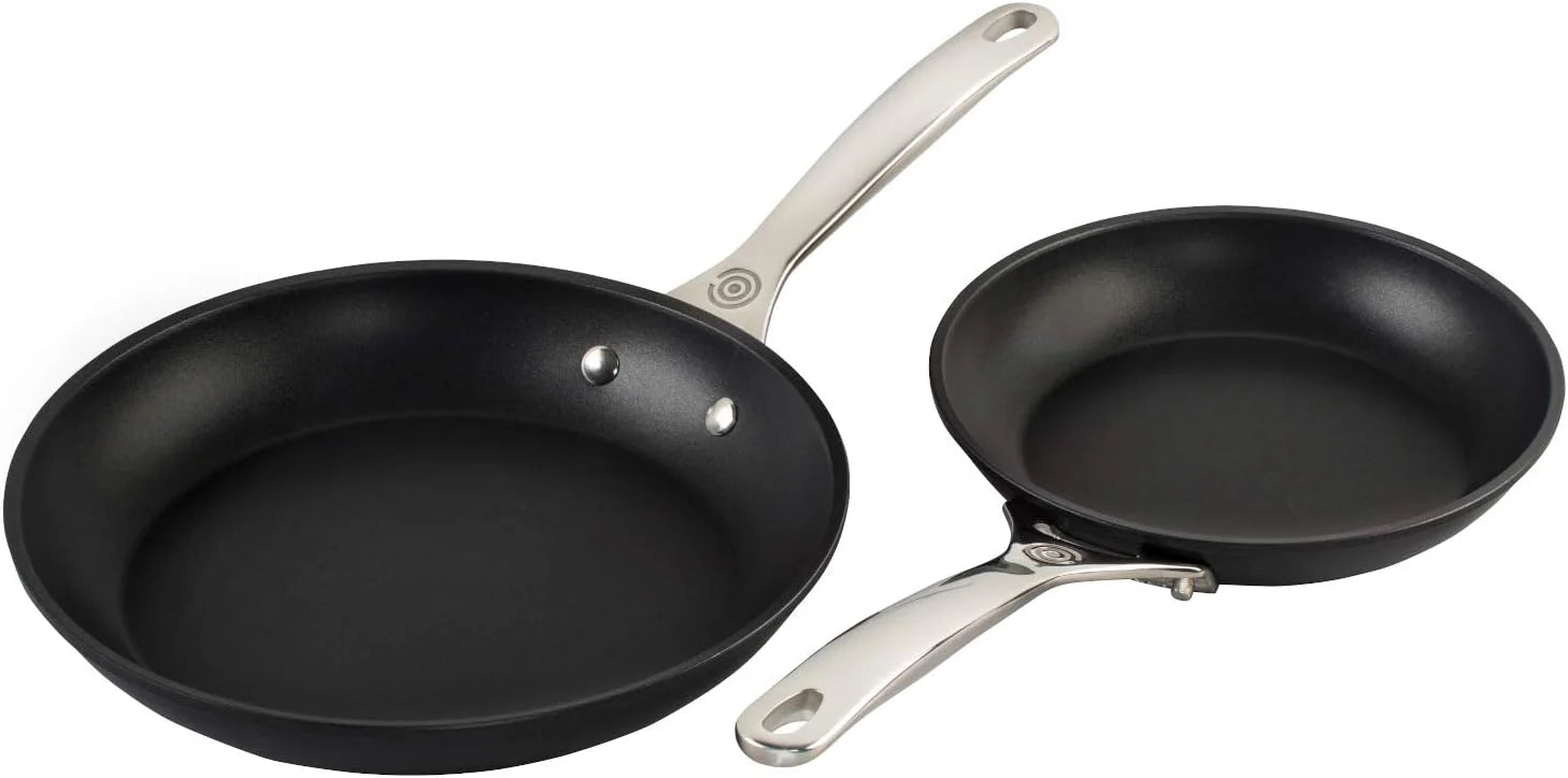 Le Creuset Gehard Nonstick PRO Kookgerei Set, 2 st. (8"  10" Fry Pan), Grijs