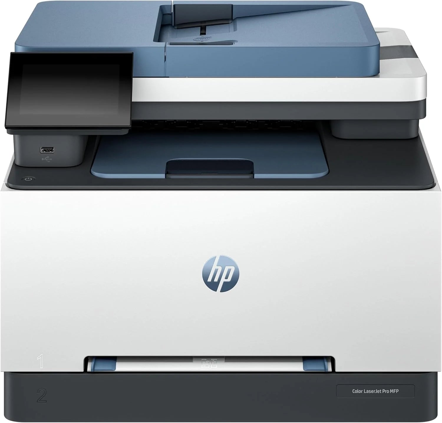 HP Color LaserJet Pro MFP 3302fdwg multifunctionele kleurenlaserprinter, fax, automatisch dubbelzijdig afdrukken, hoge afdruksnelheid, CGD-touchscreen, Wi-Fi, Ethernet, USB, HP Wolf Pro-beveiliging