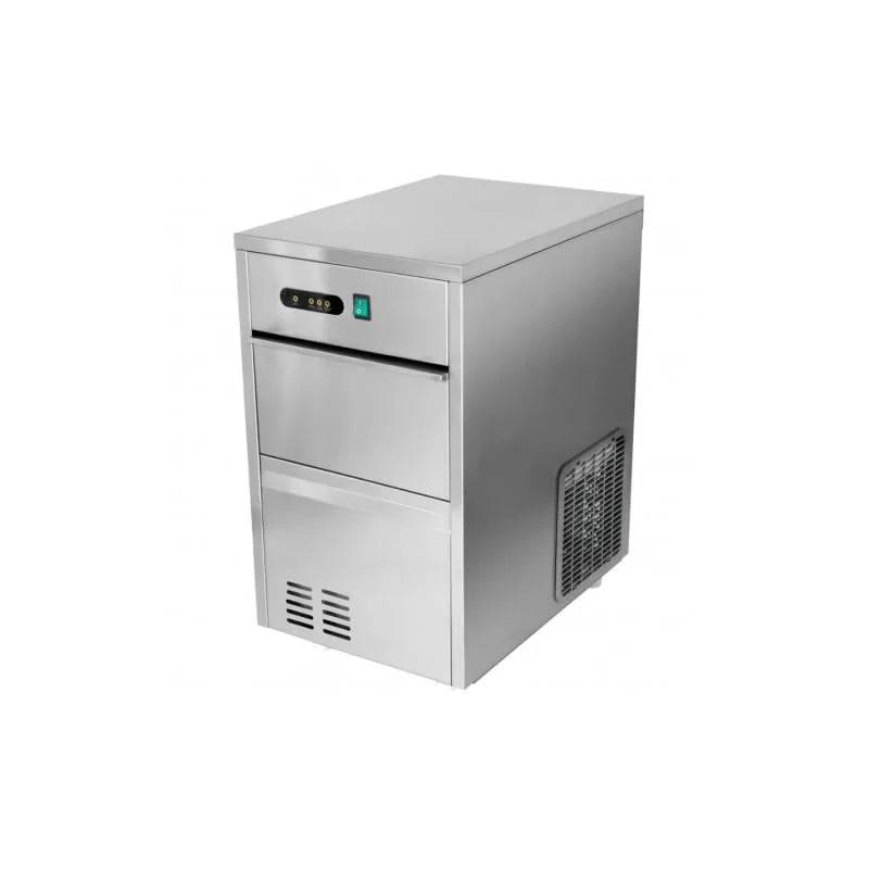 Professionele holle ijsblokjesmachine, 50 kg/24 uur, reserve 7 kg, roestvrij staal, R290, digitale besturing