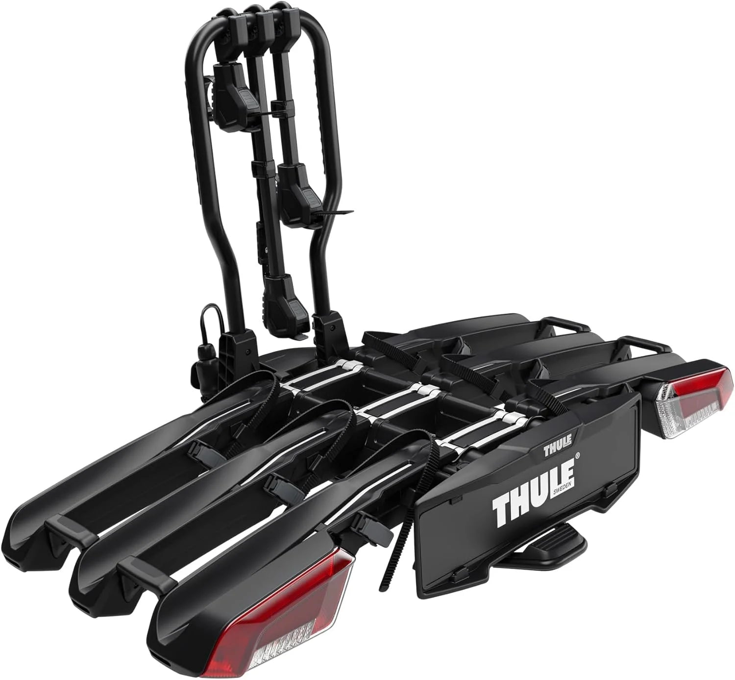 Thule Easyfold 3 Platform Trekhaak Fietsendrager Black, 2(3) bikes(Black/3(4) bikes)