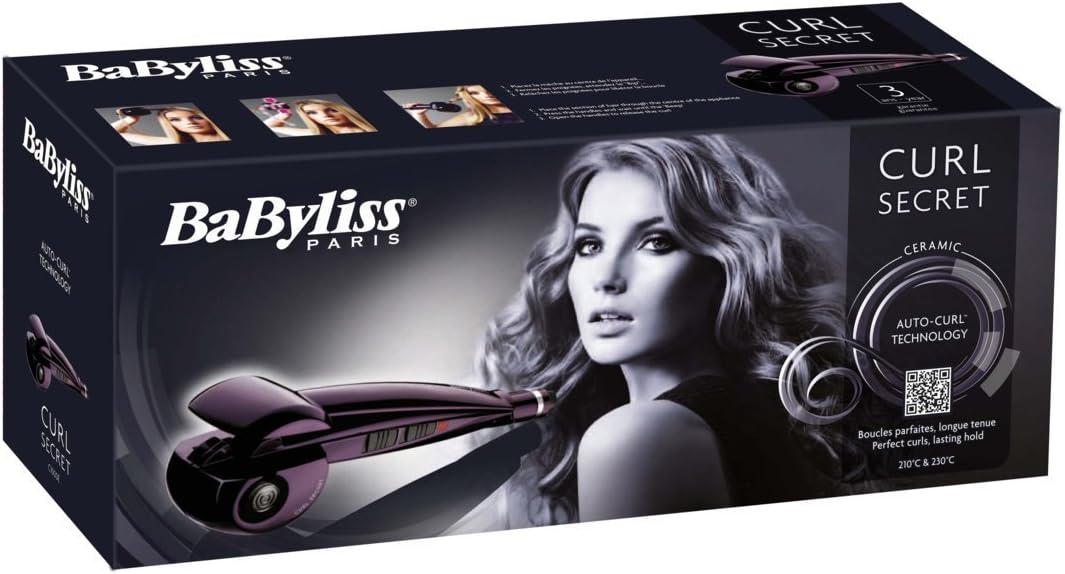 BabyLiss C1000E Curl Secret Auto-Curl, keramische haarstyler, kruller voor krullen