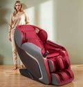 GLOBAL RELAX® | KRONOS Limited Edition 5D Massagestoel | Zwart | Druktherapie, Aromatherapie, Lichttherapie, Thermotherapie, 3D Blauw geluid | Zwaartekracht  Zero Space(ANANDA ROOT)
