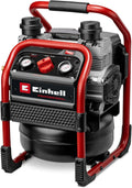 Einhell PROFESSIONAL Accu Compressor SILENZZO 36/210 Power X-Change (36 V, max. 8 bar, inhoud tank: 8 liter, aanzuigcapaciteit: 210 l/min, Manometer, olievrij, bijzonder stil, zonder accu)